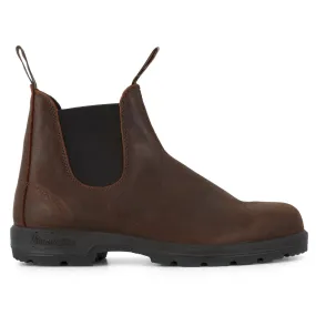 Blundstone 1609 botín de tobillo de cuero marrón antiguo