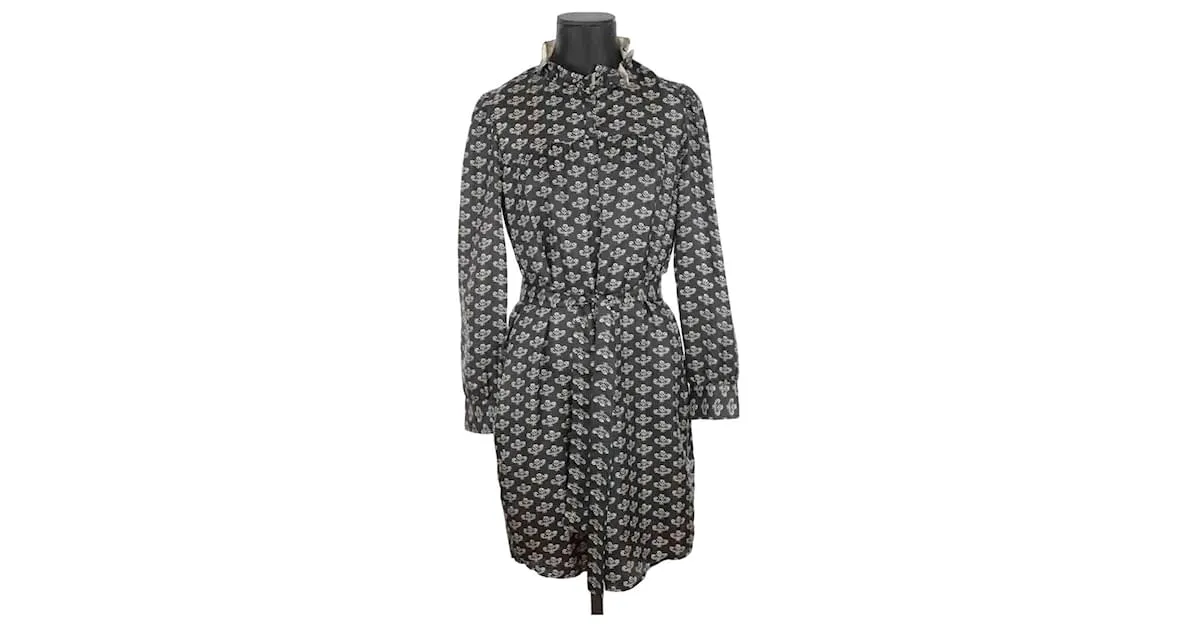 Isabel Marant Vestido de seda Negro 