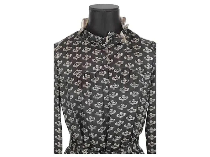 Isabel Marant Vestido de seda Negro 
